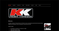 Desktop Screenshot of kkridertraining.com